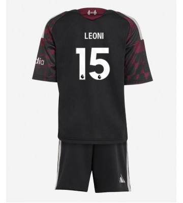 Liverpool Giovanni Leoni #15 Tredjetrøje Børn 2026-27 Kortærmet (+ Korte bukser)